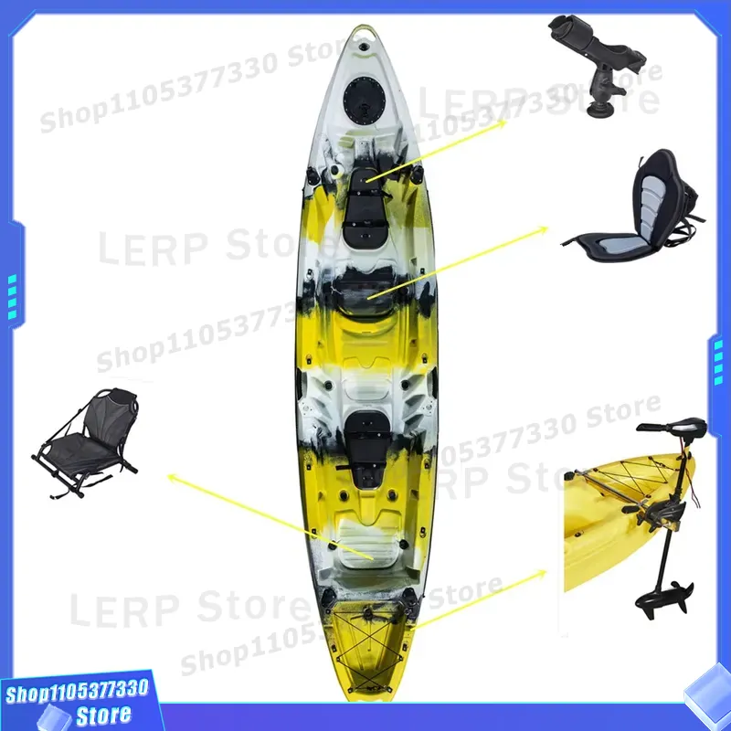 Perahu Kayak Plastik Kaku 2 Or - Fishing Kayak Sit In ulasan dan harga