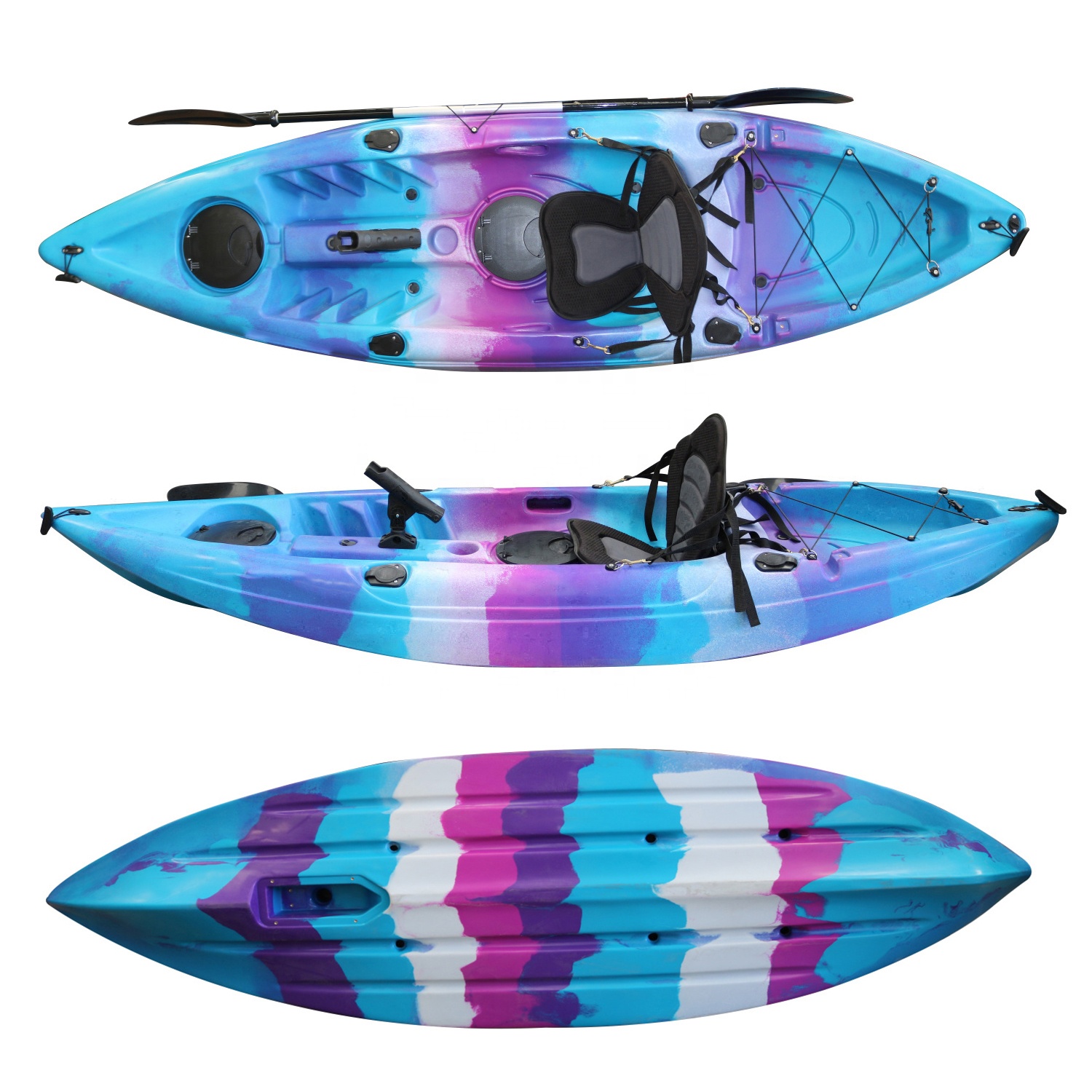 Kayak Plastik Single Person 10 - Fishing Kayak Sit In ulasan dan harga