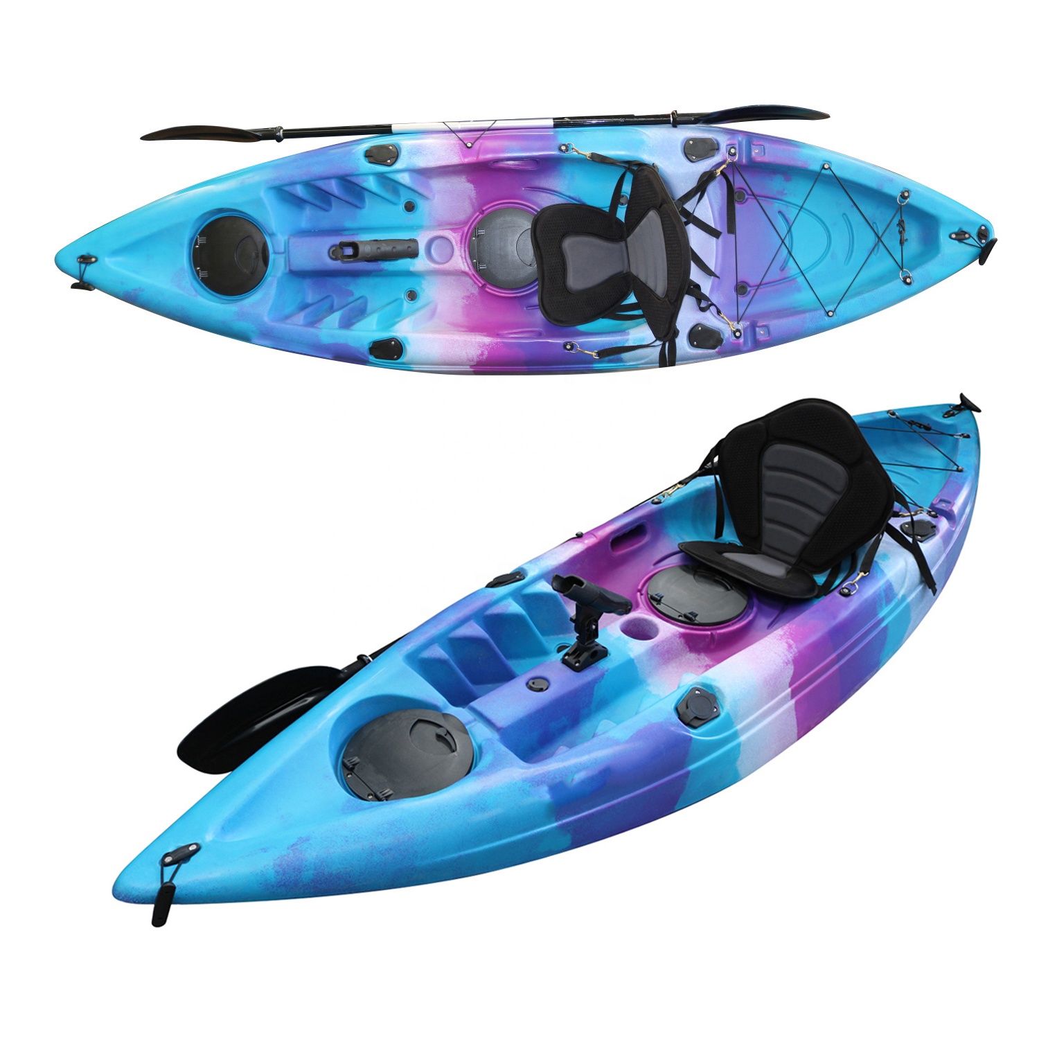 Kayak Plastik Single Person 10 - Fishing Kayak Sit In ulasan dan harga